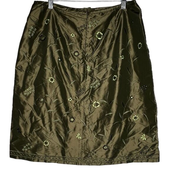 Vintage New York‎ & Co. Silk Skirt - Picture 1 of 6